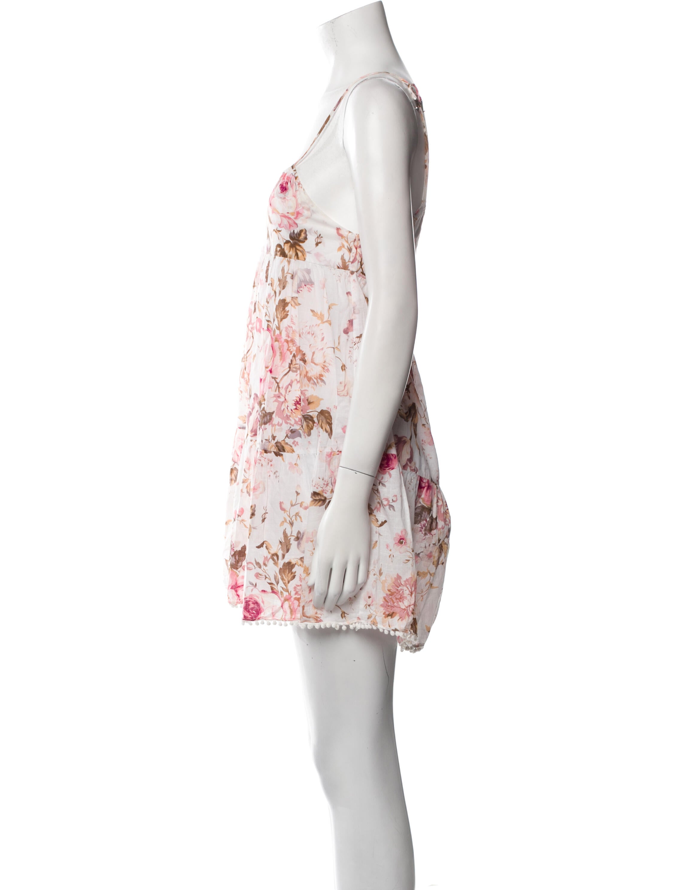 Zimmermann Floral Print Mini Dress